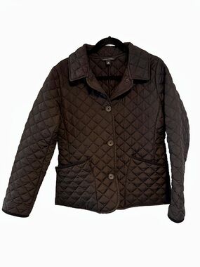 Banana Republic Black Quilted Women's Jacket size medium